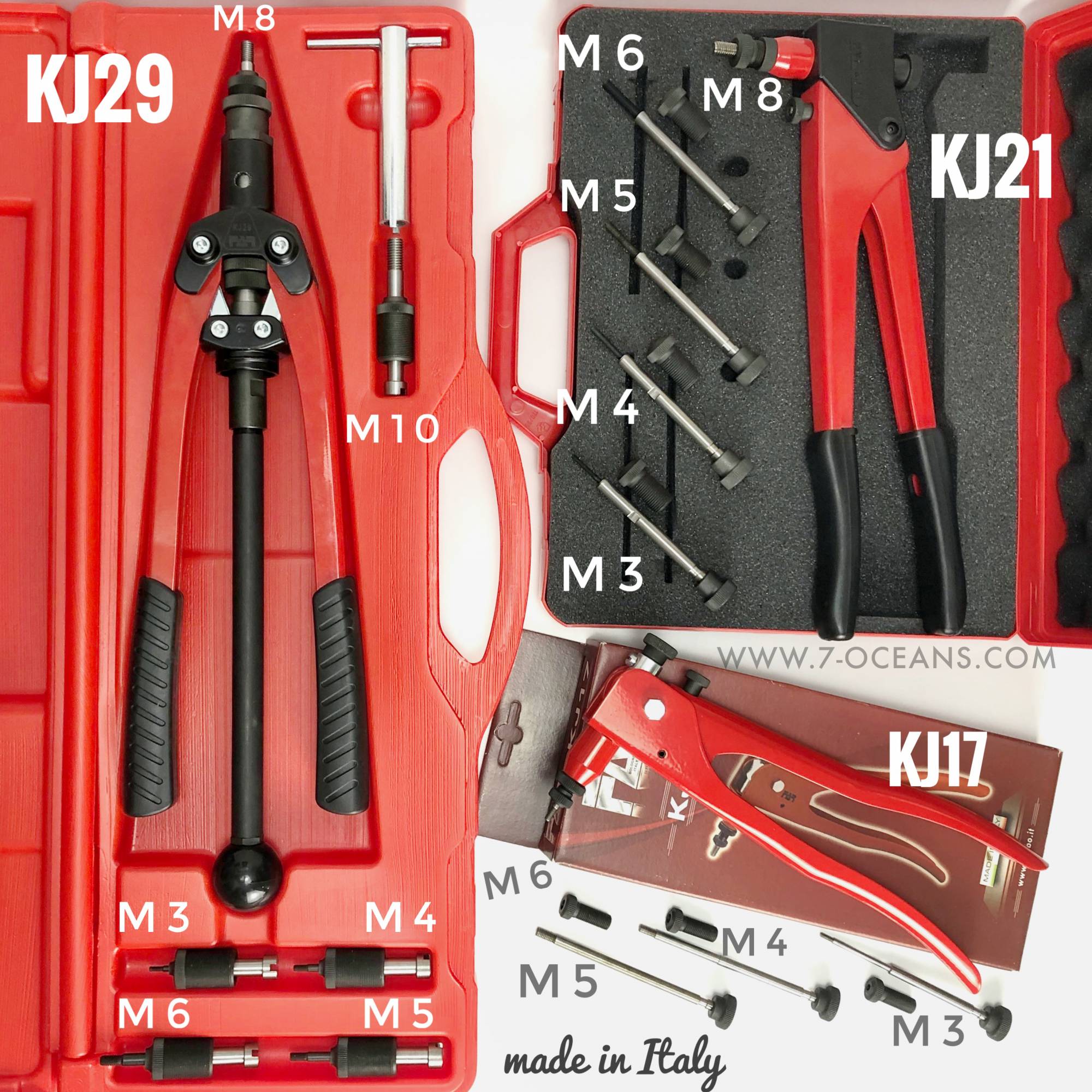 Manual Rivet Nut Tool FAR KJ21